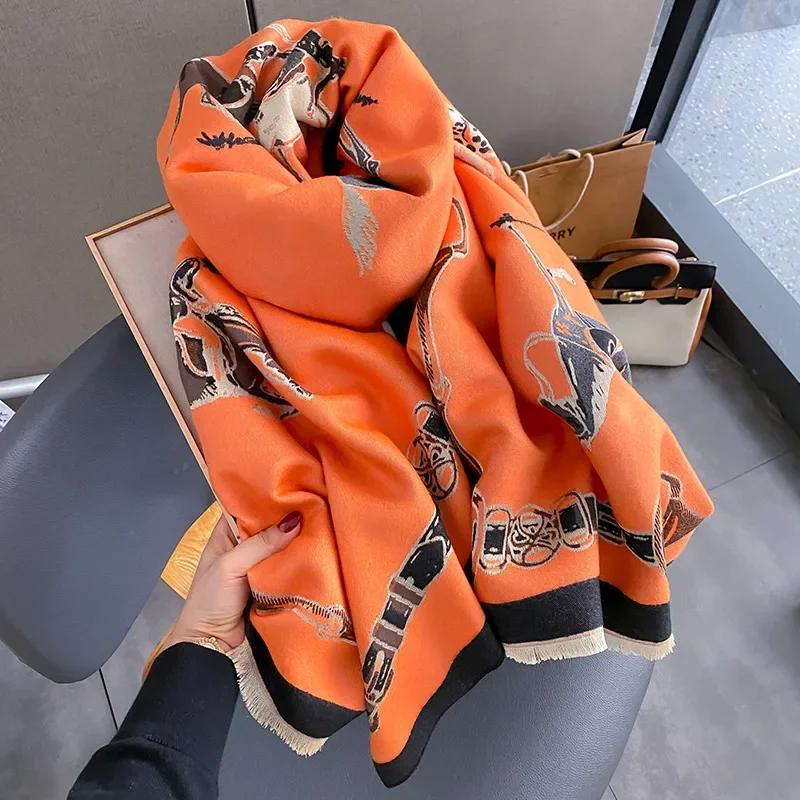 Cashmere Throw Blanket - Chal Pashmina cálido de lujo para