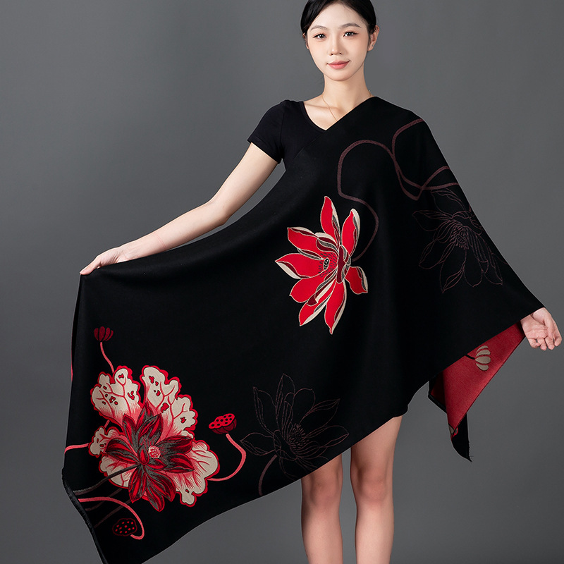 Chal de invierno para mujer, b - Cashmere Throw Blanket reseña y precio
