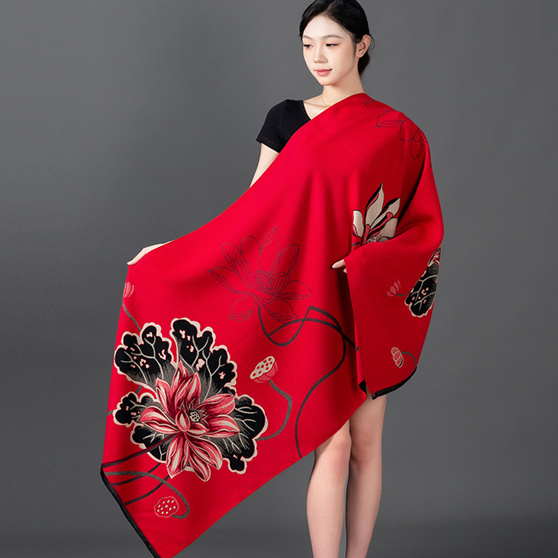 Chal de invierno para mujer, b - Cashmere Throw Blanket reseña y precio